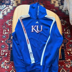 Adidas Blue KU Hoodie